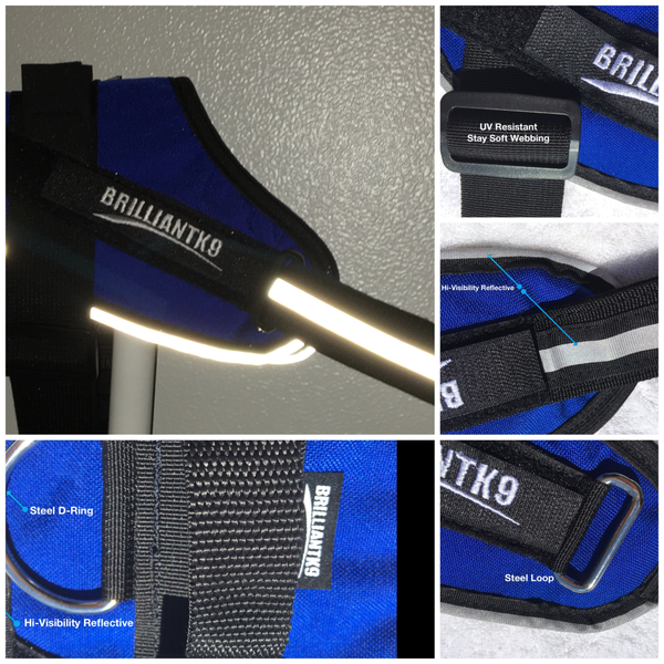 BrilliantK9 Ergonomic Dog Harness Ares