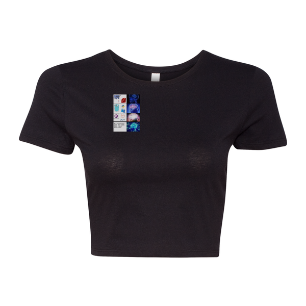 Bella + Canvas 6681 Women's Cropped Tee