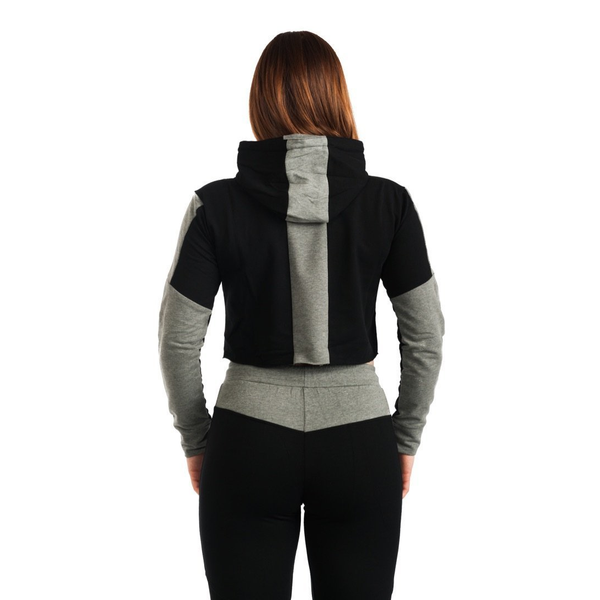ACTIVE PLUSH CROP HOODIE