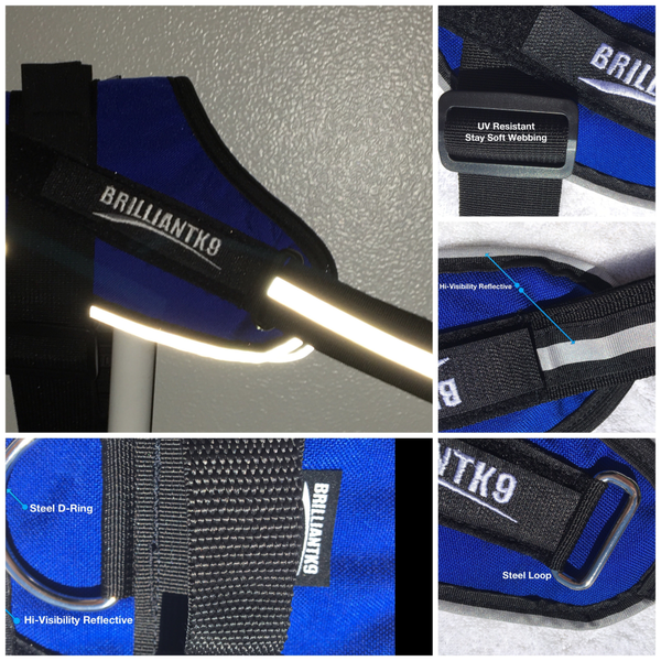 BrilliantK9 Ergonomic Dog Harness Oliver