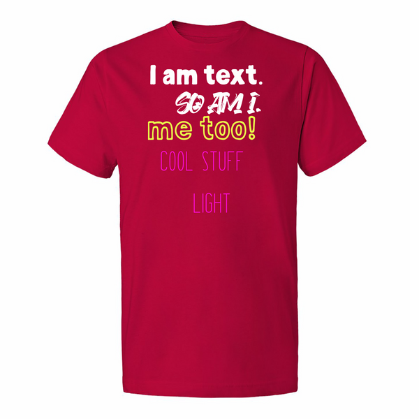 Adult Ringspun SS Tee Shirts