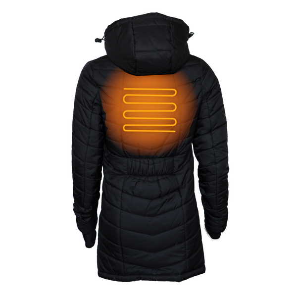 Delphyne Womens 5 Zone Heated Jacket
