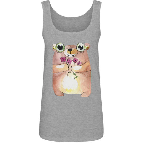 Misses Semi-Fitted Anvil Ringspun Tank Top