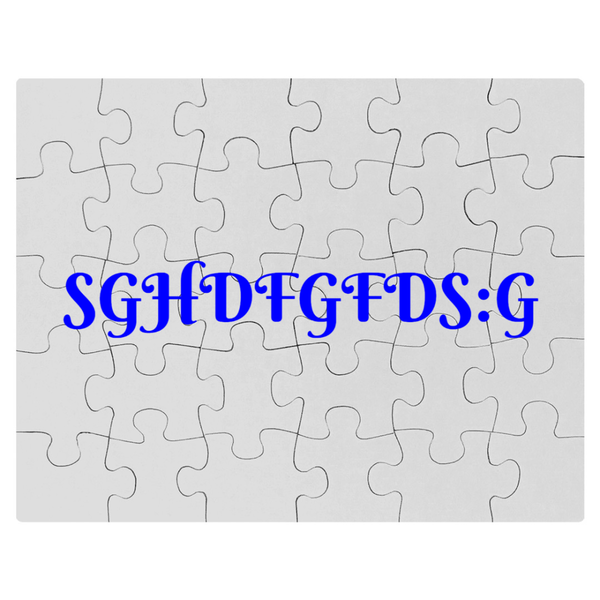 30 Piece Rectangle Cardboard Jigsaw Puzzle