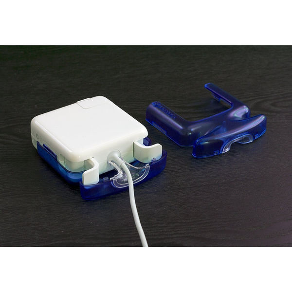 Blue Juiceboxx MacBook Charger Case