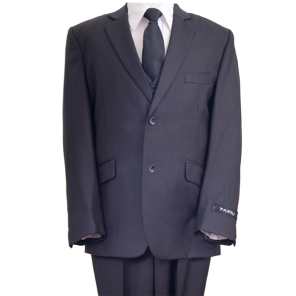 3-Pc Classic Boys Solid Suit-B358