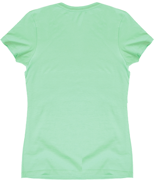 Misses Fitted Short Sleeve Tee Combed Ringspun